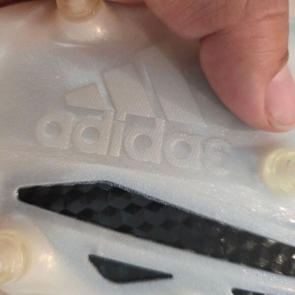 Adidas Men's Freak X Carbon Mid Football Shoe, White/White, 14 US - Picture 8 of 15